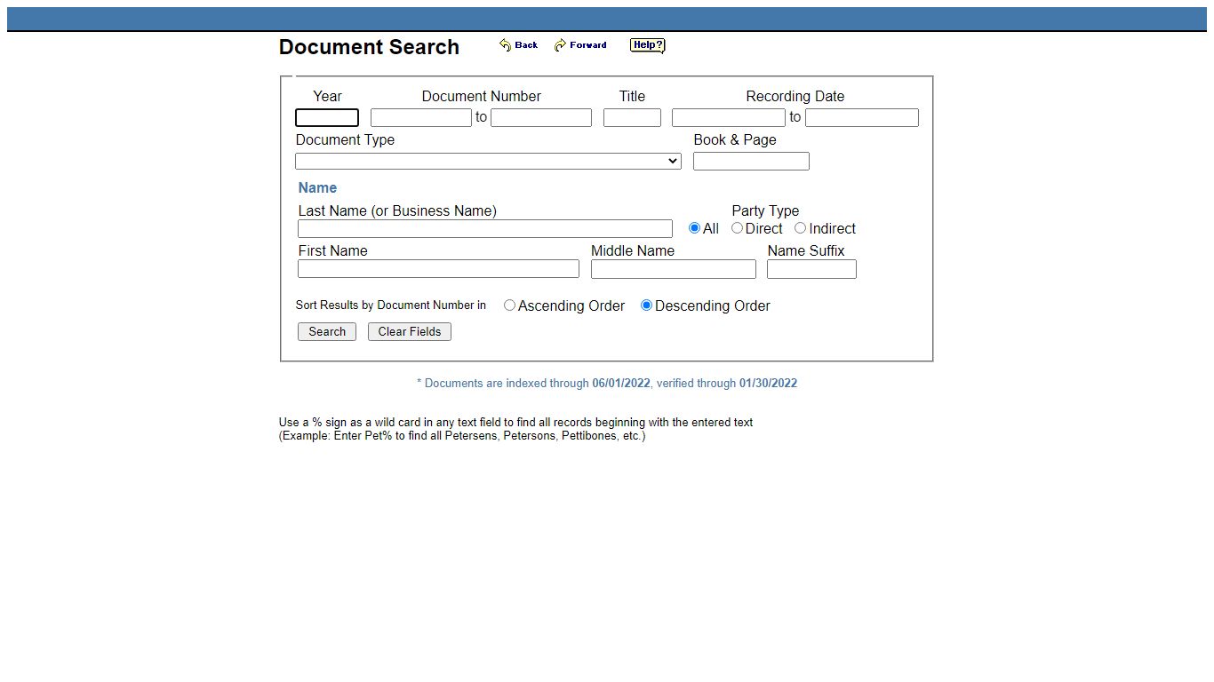 Document Search - Canyon County, Idaho